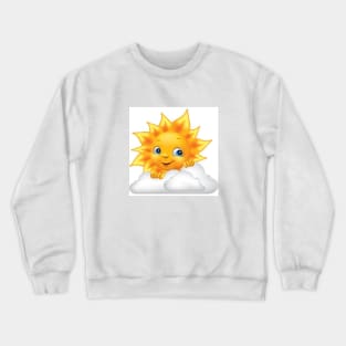 Soleil et nuage Crewneck Sweatshirt